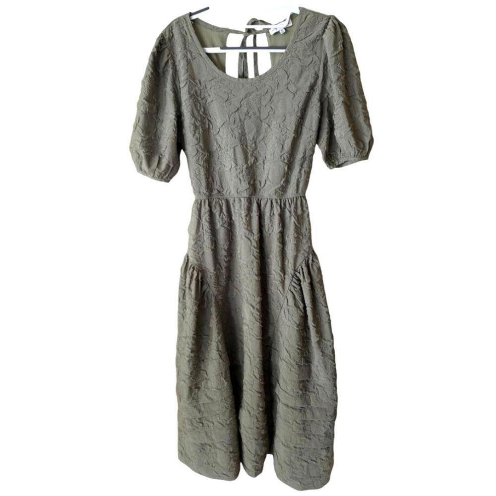 Anthropologie Moon River Sage Green Dress Medium